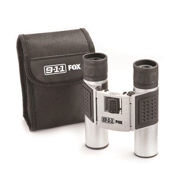 10 x 25 power high-tech binoculars with rugged metal body, rubber... from ASI 46170 Compass Industries Inc