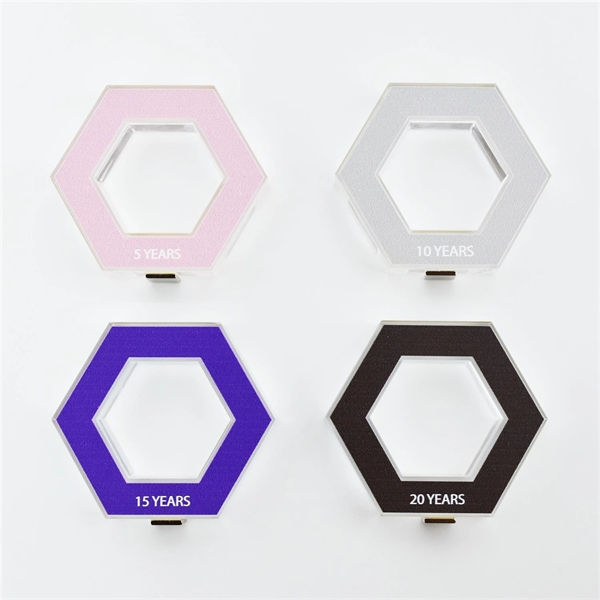 This sleek aluminum design provides ample imprint room for your digital... from ASI 93986 Visions/Awardcraft