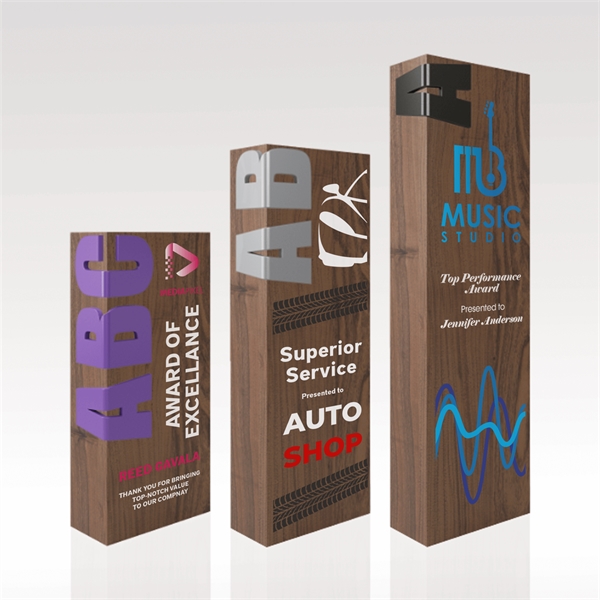 Shine bright with attractive, energetic and engaging accents! Style your award... from ASI 93986 Visions/Awardcraft