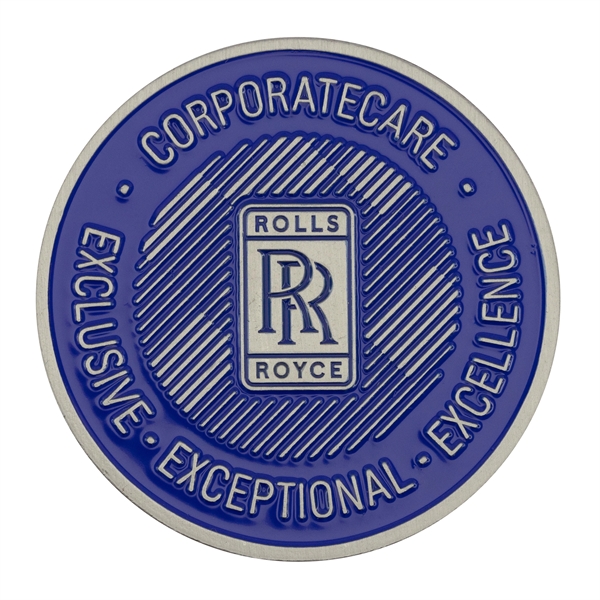 Die struck iron challenge coins with one or two-sided imprints and... from ASI 52263 EMT / EMT EMT EASY