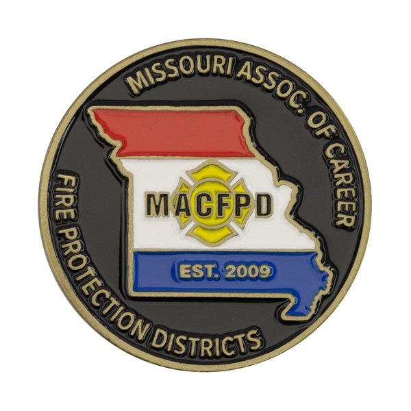 Die struck iron challenge coins with one or two-sided imprints and... from ASI 52263 EMT / EMT EMT EASY