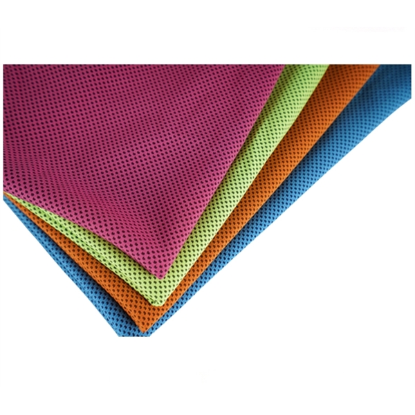 Fiber cation cooling towel in plastic bottle + free full color... from ASI 37218 Athena Promo (tm)