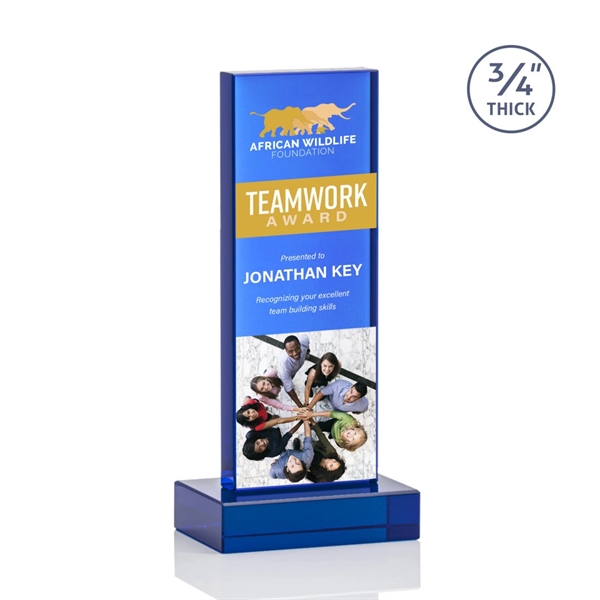 The Marvelous Hathaway Award features a striking Sapphire Crystal Tower mounted... from ASI 84592 St Regis Group / St Regis