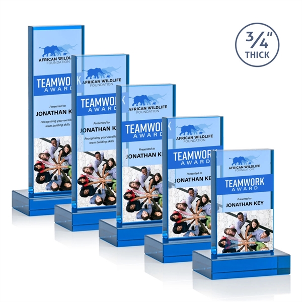 The Marvelous Hathaway Award features a striking Sky Blue Crystal Tower... from ASI 84592 St Regis Group / St Regis