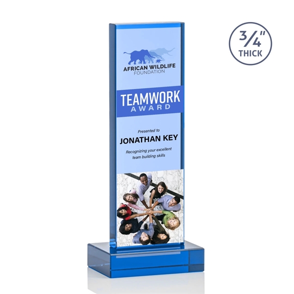 The Marvelous Hathaway Award features a striking Sky Blue Crystal Tower... from ASI 84592 St Regis Group / St Regis