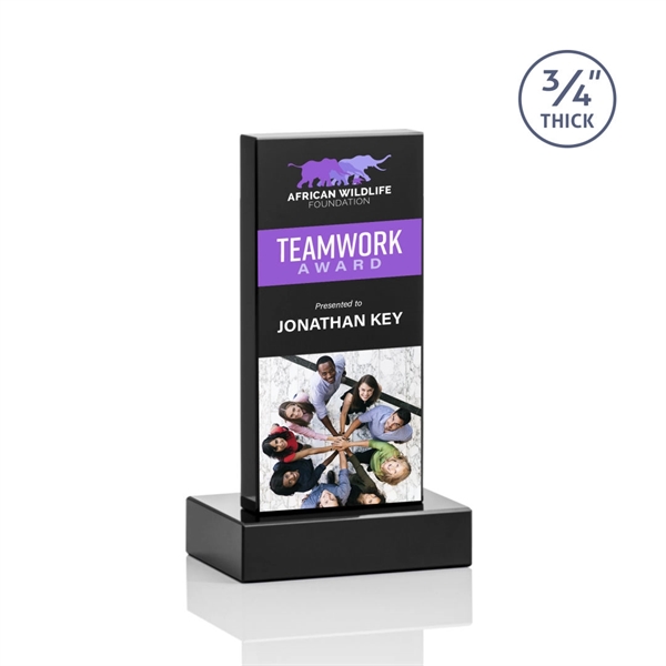 The Marvelous Hathaway Award features a striking Ebony Crystal Tower mounted... from ASI 84592 St Regis Group / St Regis