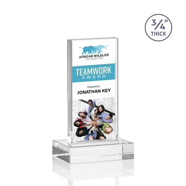 The Marvelous Hathaway Award features a striking Clear Crystal Tower mounted... from ASI 84592 St Regis Group / St Regis