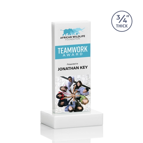 The Marvelous Hathaway Award features a striking White Crystal Tower mounted... from ASI 84592 St Regis Group / St Regis