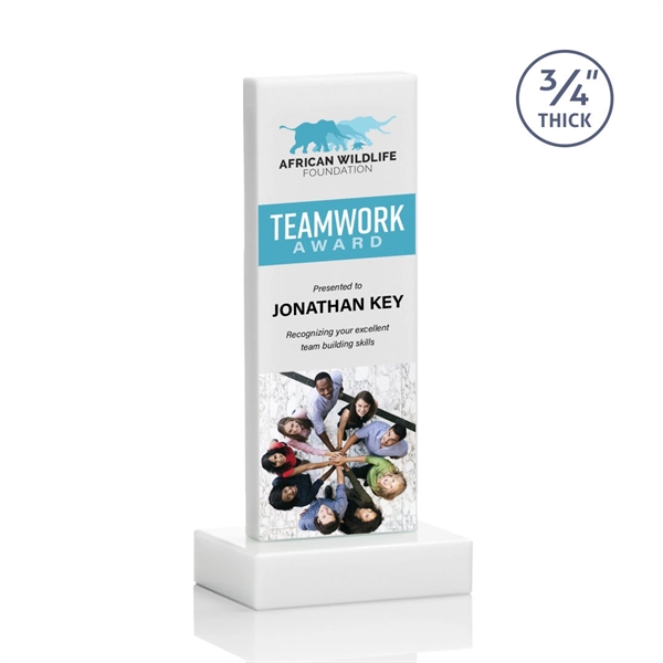 The Marvelous Hathaway Award features a striking White Crystal Tower mounted... from ASI 84592 St Regis Group / St Regis