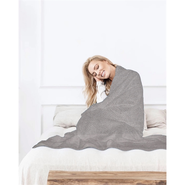 Cozy crochet throw in 100% micro-chenille; classic look, fade and mildew... from ASI 53509 FIEL-Fairdeal Import & Export