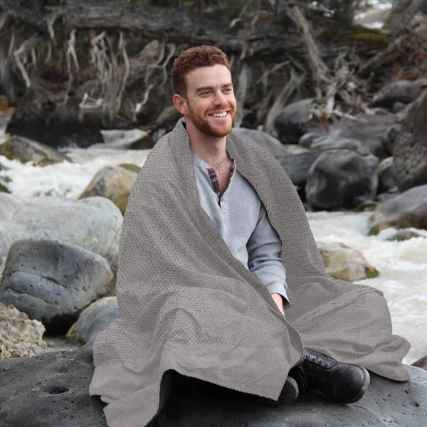 Cozy crochet throw in 100% micro-chenille; classic look, fade and mildew... from ASI 53509 FIEL-Fairdeal Import & Export