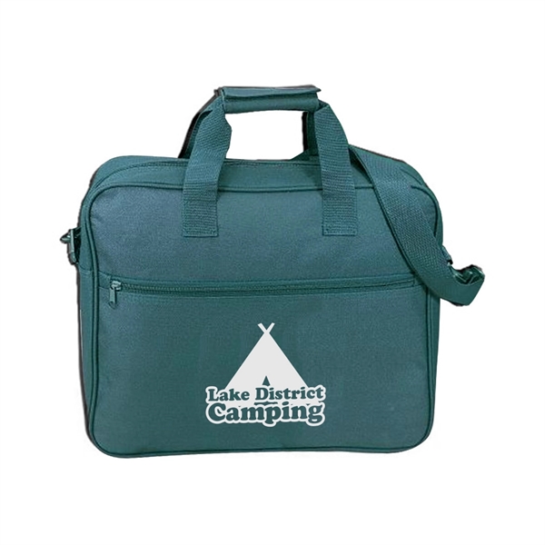 Poly zippered business portfolio briefcase bag.... from ASI 31517 Admart Products / Admart Line