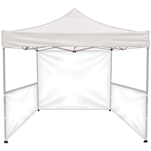 Custom full color digital 10' square canopy tent with one full... from ASI 80228 Quinn