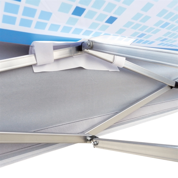 Custom full color digital 10' square canopy tent with three full... from ASI 80228 Quinn