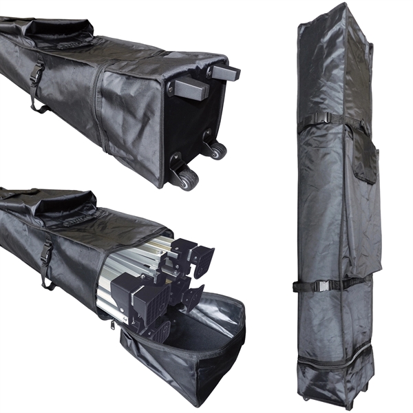 Custom full color digital 10' square canopy tent with three full... from ASI 80228 Quinn