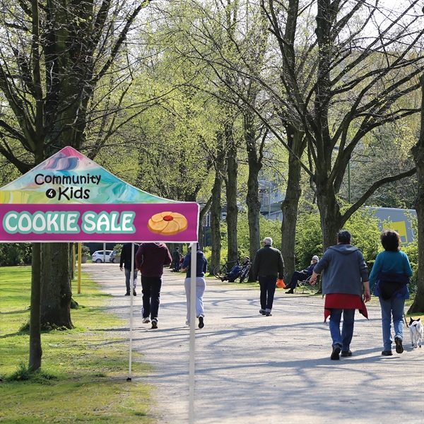 Full Custom Full Color 6.5' Square Canopy Tent. Easy to transport,... from ASI 80228 Quinn