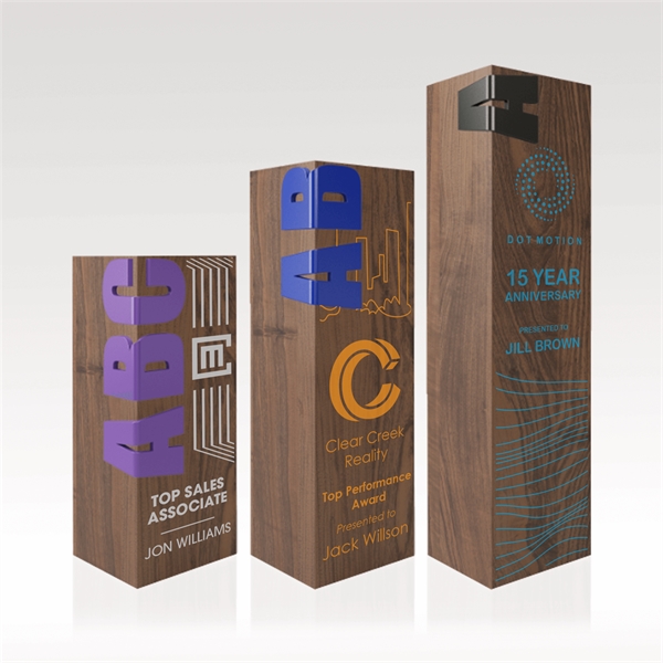 Shine bright with attractive, energetic and engaging accents! Style your award... from ASI 93986 Visions/Awardcraft