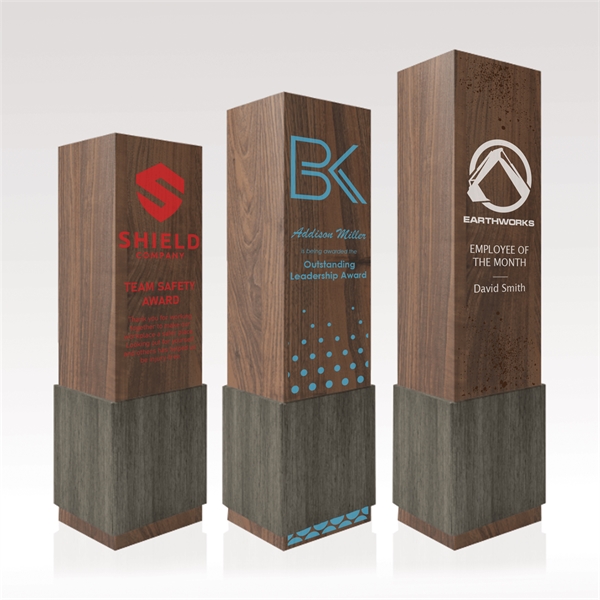 Shine bright with attractive, energetic and engaging accents! Style your award... from ASI 93986 Visions/Awardcraft