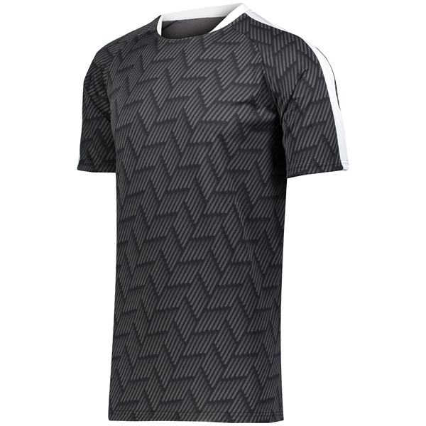 Adult jersey with a low profile tapered collar.... from ASI 37461 Augusta Sportswear