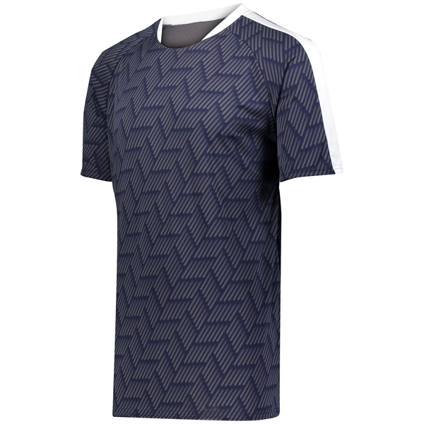 Adult jersey with a low profile tapered collar.... from ASI 37461 Augusta Sportswear