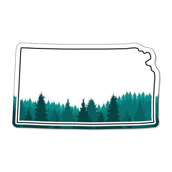 1.76"H x 3.07"W Kansas State 35 mil, non-toxic magnet with full... from ASI 54040 Fey Promo / Magna-Tel by Fey