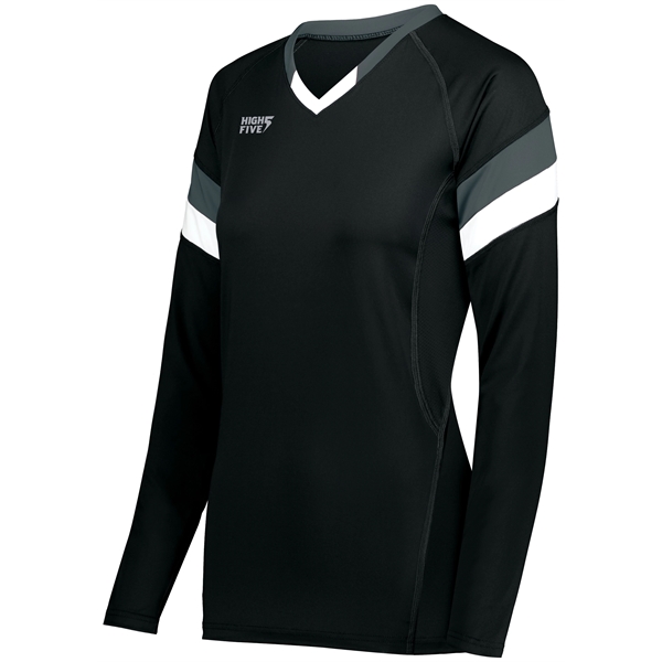 Ladies Tri-Color Long Sleeve Jersey.... from ASI 37461 Augusta Sportswear