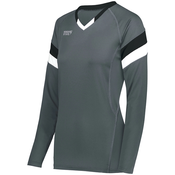 Ladies Tri-Color Long Sleeve Jersey.... from ASI 37461 Augusta Sportswear