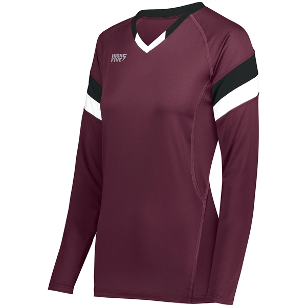 Ladies Tri-Color Long Sleeve Jersey.... from ASI 37461 Augusta Sportswear