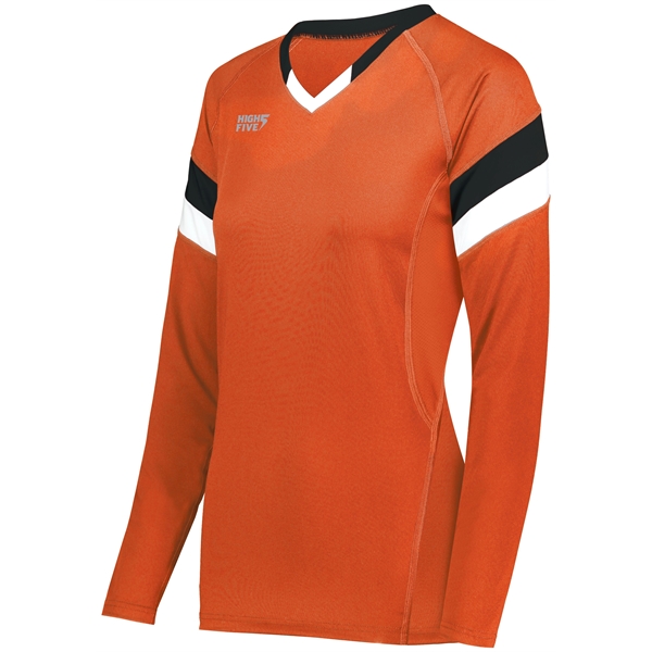 Ladies Tri-Color Long Sleeve Jersey.... from ASI 37461 Augusta Sportswear