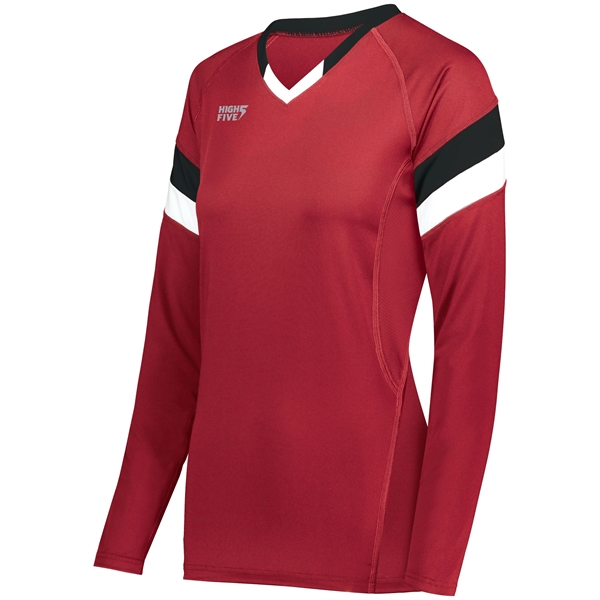 Ladies Tri-Color Long Sleeve Jersey.... from ASI 37461 Augusta Sportswear