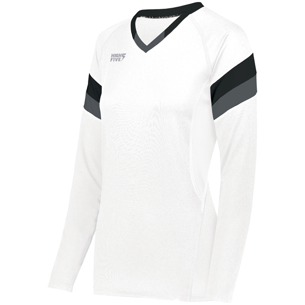 Ladies Tri-Color Long Sleeve Jersey.... from ASI 37461 Augusta Sportswear