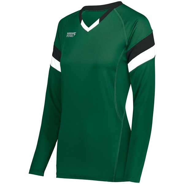 Ladies Tri-Color Long Sleeve Jersey.... from ASI 37461 Augusta Sportswear