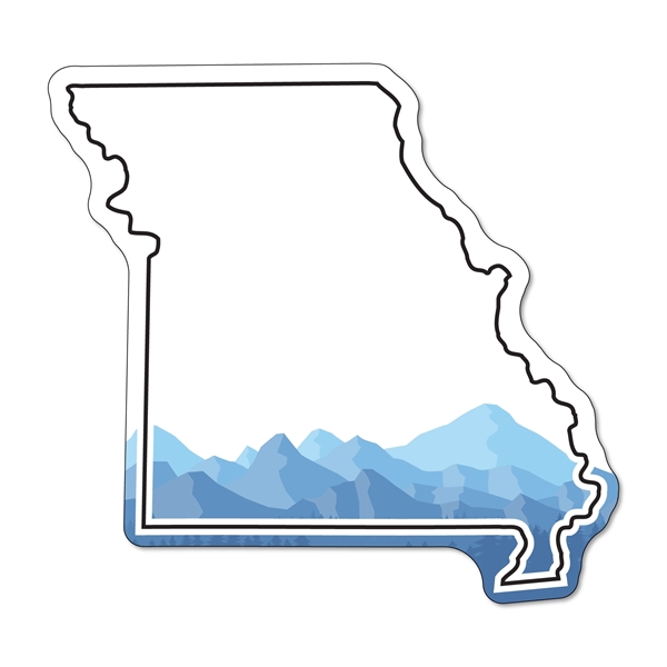 2.75"H x 2.91"W Missouri State non-toxic 35 mil thick, magnet with... from ASI 54040 Fey Promo / Magna-Tel by Fey