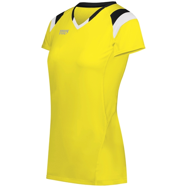 Ladies Tri-Color Short Sleeve Jersey.... from ASI 37461 Augusta Sportswear