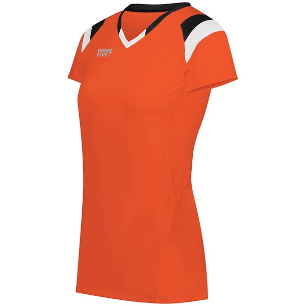 Ladies Tri-Color Short Sleeve Jersey.... from ASI 37461 Augusta Sportswear