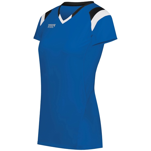 Ladies Tri-Color Short Sleeve Jersey.... from ASI 37461 Augusta Sportswear