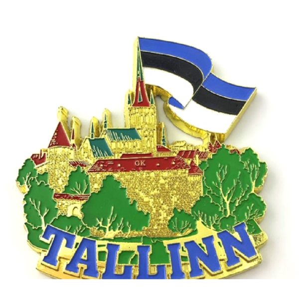 Customized zinc alloy fridge magnets with custom imprint... from ASI 37218 Athena Promo (tm)