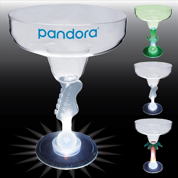 12 oz. Light-Up Margarita Glass. 9 LED colors & 3 novelty... from ASI 61952 Howw Mfg Co Inc / Howw USA