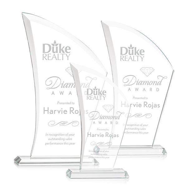 The Agassi is a suave award, featuring a curved top that... from ASI 84592 St Regis Group / St Regis