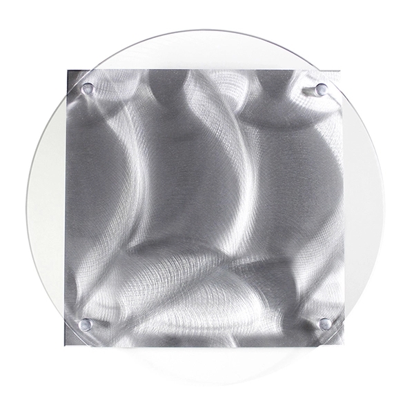 9 1/4" plaque with oversized clear acrylic imprint panel, elevated over... from ASI 62660 Innovation Line