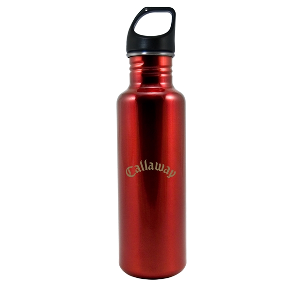 26 oz. Tripster bottle made of stainless steel with a black... from ASI 90859 Tempo Industries Inc / Tempoline