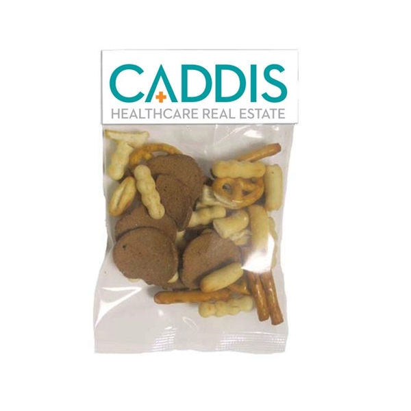 Small Header Bag with Gardetto Snack Mix.... from ASI 44900 NC Custom (CI/Lanco) / Chocolate Inn
