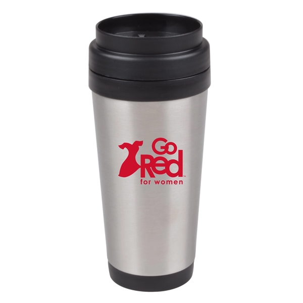 16 oz stainless steel tumbler with a PP liner and slider... from ASI 90859 Tempo Industries Inc / Tempoline