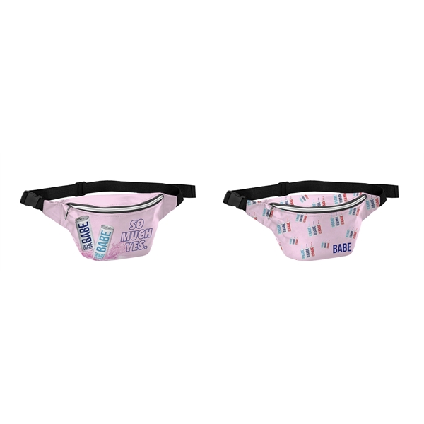 Sublimated Fanny Pack - Made in USA -Fully customizable with sublimated... from ASI 65952 ZZ DROPPED -LBU Inc