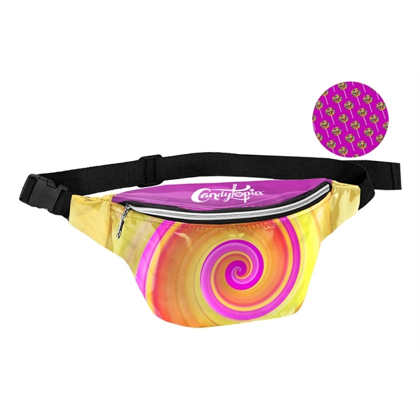 Sublimated Fanny Pack - Made in USA -Fully customizable with sublimated... from ASI 65952 ZZ DROPPED -LBU Inc
