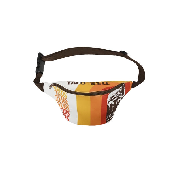 Sublimated Fanny Pack - Made in USA -Fully customizable with sublimated... from ASI 65952 ZZ DROPPED -LBU Inc
