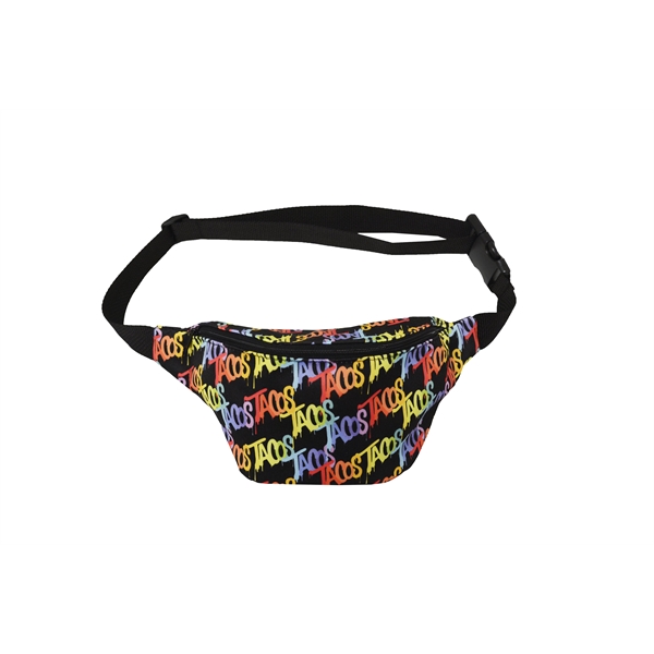Sublimated Fanny Pack - Made in USA -Fully customizable with sublimated... from ASI 65952 ZZ DROPPED -LBU Inc