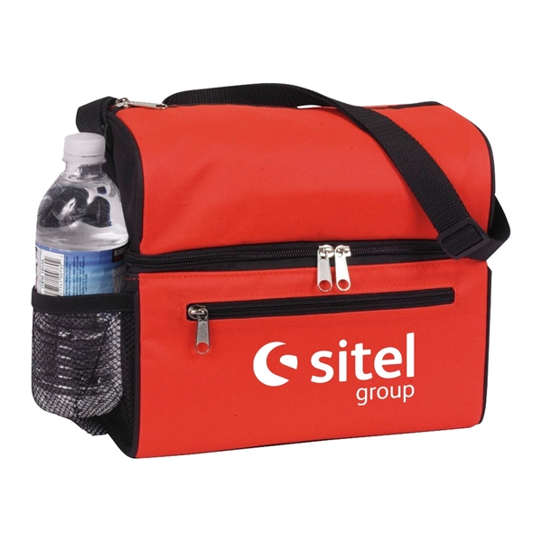 Six can cooler lunch bag with adjustable shoulder strap.... from ASI 31517 Admart Products / Admart Line