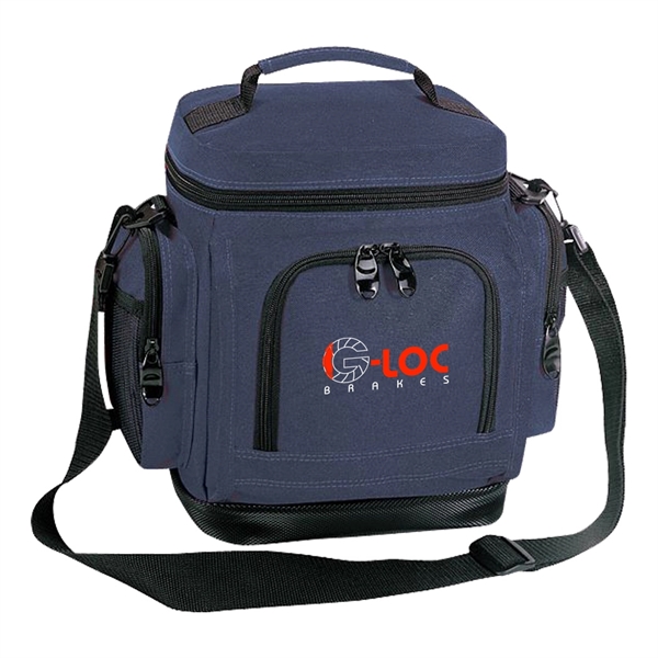 Leakproof poly cooler bag with two side pocket.... from ASI 31517 Admart Products / Admart Line