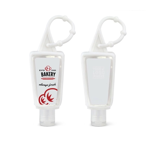 1 oz hand sanitizer gel with carabiner containing 62% alcohol with... from ASI 37218 Athena Promo (tm)